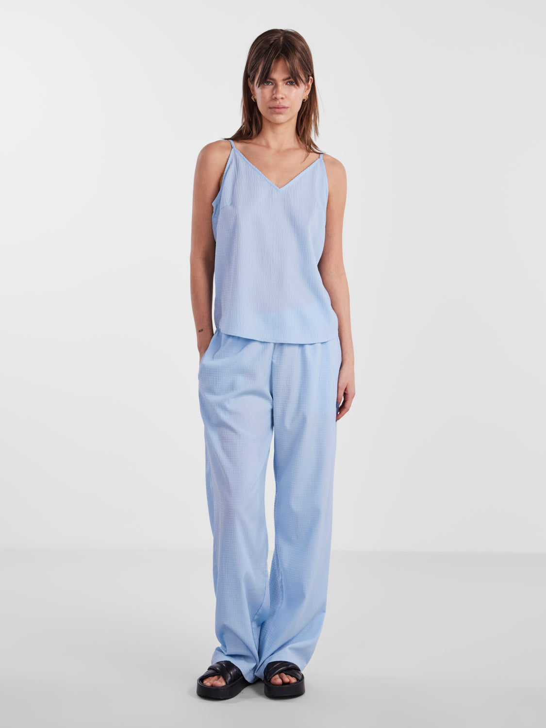 PCJUNNI Pants - Airy Blue
